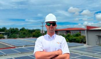 Juan Andrés Navarro, presidente de la junta directiva de la Cámara Panameña de Energía Solar.