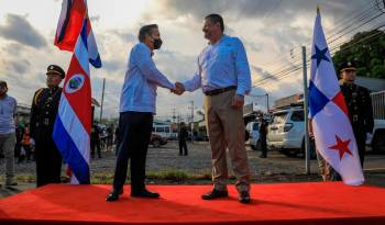 Panamá y Costa Rica inauguran moderno control fronterizo