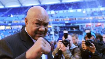 El exboxeador estadounidense George Foreman.