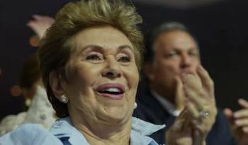 Mireya Moscoso, expresidenta de Panamá (1999-2004).