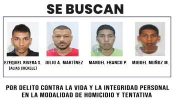 Procuraduría solicita apoya para localizar a supuestos implicados en homicidios