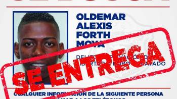 Luego de diversas acciones operativas, se concretó la entrega de Oldemar Forth Moya, uno de los más buscados por delitos de alta gravedad en el país.