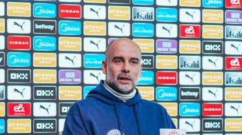 El director técnico del Manchester City Pep Guardiola
