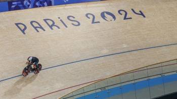 Esteban Goddard durante una práctica previo a su debut en los Juegos Paralímpicos París 2024.