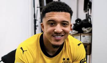 El mediocampista inglés Jadon Sancho.