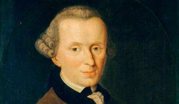 Retrato del filósofo prusiano, Emmanuel Kant.