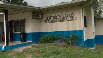 Centro de Salud de Caimito, en el norte del distrito de Penonomé.
