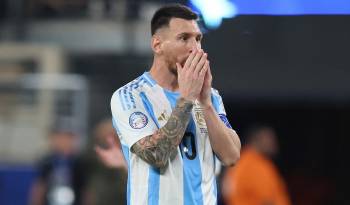 El delantero argentino, Lionel Messi.