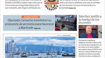 Portada del impreso del 28 de abril de 2025