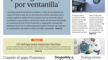 Portada del impreso del 26 de abril de 2025