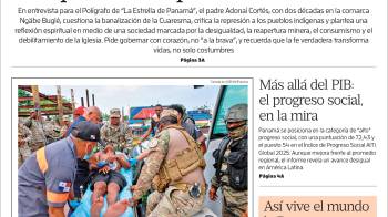 Portada del impreso del 20 de abril de 2025