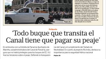 Portada del impreso del 27 de abril de 2025