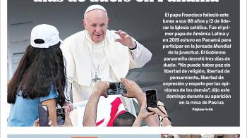 Portada del impreso del 22 de abril de 2025