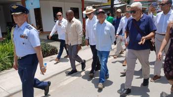 Petro estuvo en esta región de Panamá para visitar un cementerio en donde están enterrados unos liberales colombianos.