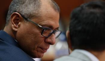 El exvicepresidente de Ecuador, Jorge Glas, en una fotografía de archivo.