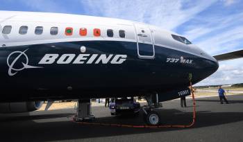 Vista de un Boeing 737 Max, en una fotografía de archivo.