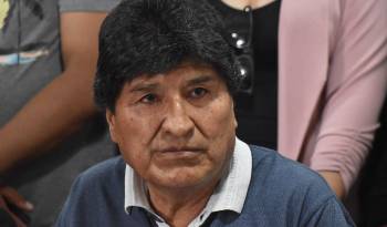 El expresidente de Bolivia, Evo Morales