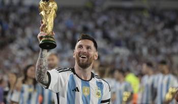 El jugador de la selección argentina, Lionel Messi.