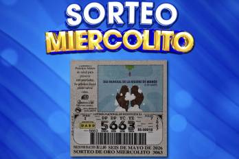 ¿Cuáles son los premios incentivos del sorteo del miércoles 6 de mayo?
