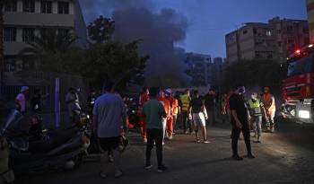 Fuertes explosiones resonaron por toda la capital y poblaciones adyacentes.