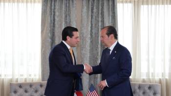 Cabrera y Martínez-Acha se reunieron a las 10:00 a.m. en la Cancillería.