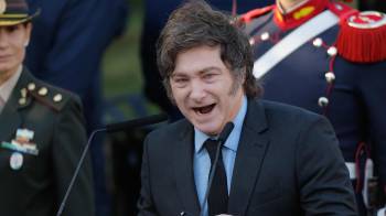 El presidente de Argentina, Javier Milei