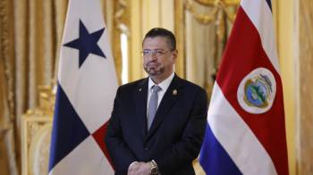 Fotografía de archivo del presidente de Costa Rica, Rodrigo Chaves Robles.