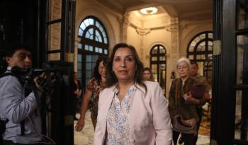 La presidenta de Perú, Dina Boluarte, en una fotografía de archivo.