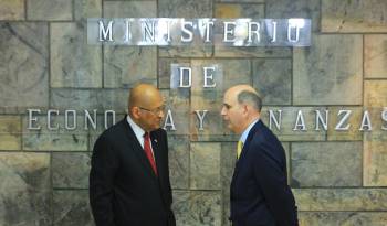 Al finalizar la reunión Alexander y Chapman dieron un balance del encuentro a los medios de comunicación.