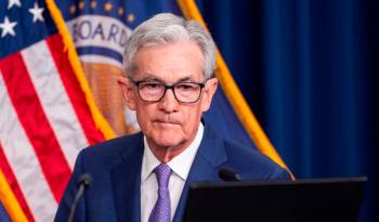 El presidente de la junta de la Fed, Jerome Powell