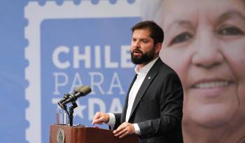 El presidente de Chile, Gabriel Boric, en una imagen de archivo.