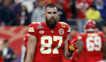 El jugador de fútbol americano Travis Kelce.