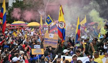 Marcha en Bogotá, Colombia