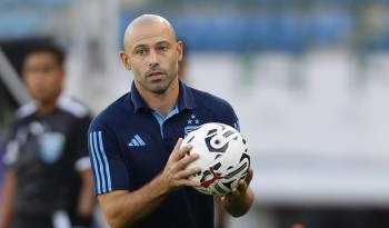 El entrenador argentino, Javier Mascherano.