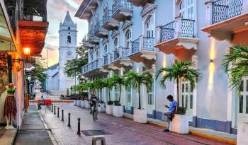 Vista del Casco Antiguo de la ciudad de Panamá.