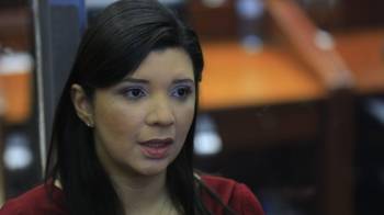 La ministra de de Trabajo y Desarrollo Laboral, Jackeline Muñoz.