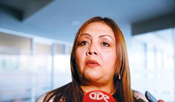 La diputada Dana Castañeda, del partido Realizando Metas (RM).