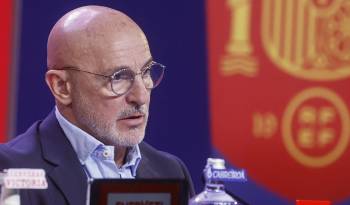 El seleccionador español, Luis de la Fuente.