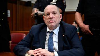 Imagen de archivo del productor de cine Harvey Weinstein.