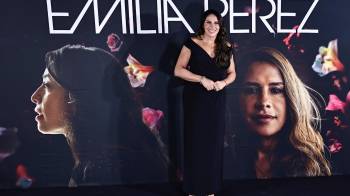 Actriz española Karla Sofía Gascón.