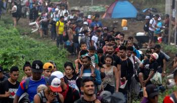 Migración en la selva del Darién