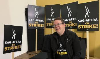 El director de la ejecutiva nacional de SAG-AFTRA, Duncan Crabtree-Ireland.
