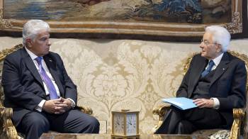 El presidente de la República italiana, Sergio Mattarella, recibió este viernes en el Palacio del Quirinal a su homólogo panameño, José Raúl Mulino.