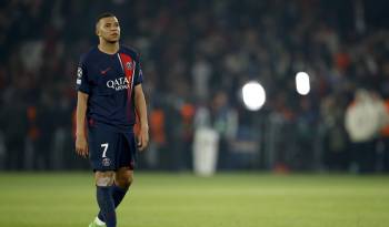 Kylian Mbappe durante el partido de vuelta de semifinales de la UEFA Champions League entre PSG y Dortmund en el Parque de los Príncipes de París. EFE/EPA/YOAN VALAT