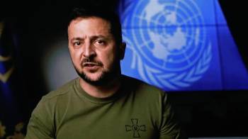 Volodomir Zelenski, presidente de Ucrani.