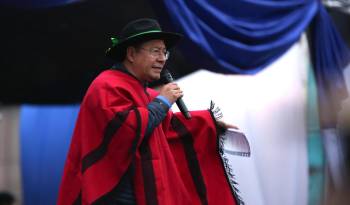 Foto de archivo del presidente de Bolivia, Luis Arce.