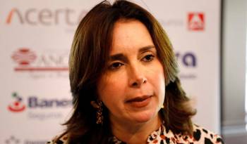Presidenta de la Asociación Panameña de Aseguradores, Gina Herrero.