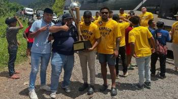 El equipo de béisbol de Bocas del Toro llegó ayer a la provincia.