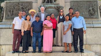 Representantes de las comunidades afectadas por la construcción de la hidroeléctrica sostuvieron una reunión con el Gobierno en Cancillería.