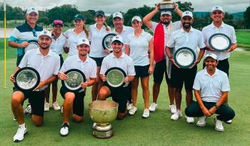 Equipo masculino de Panamá que participó en el V° Torneo Abierto Centroamericano “Copa Los Volcanes”